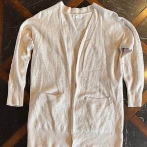 Treasure & Bond Light Beige Cardigan Sweater